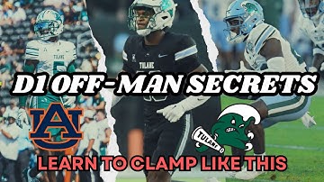 How D1 DBs Clamp WRs in Off-Man Coverage (Elite Technique Breakdown)