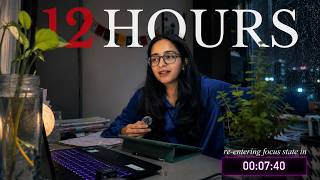LIVE l 12- HOURS Study with Me (SEASON-2) (day-12) l rain-lofi