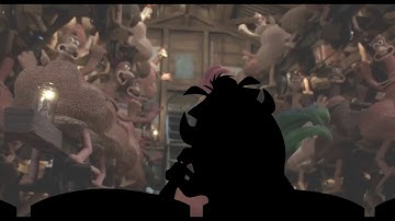 Timon and Pumbaa Interrupt 8 Chicken Run