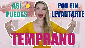 ¿Cómo puedo levantarme temprano para viajar?