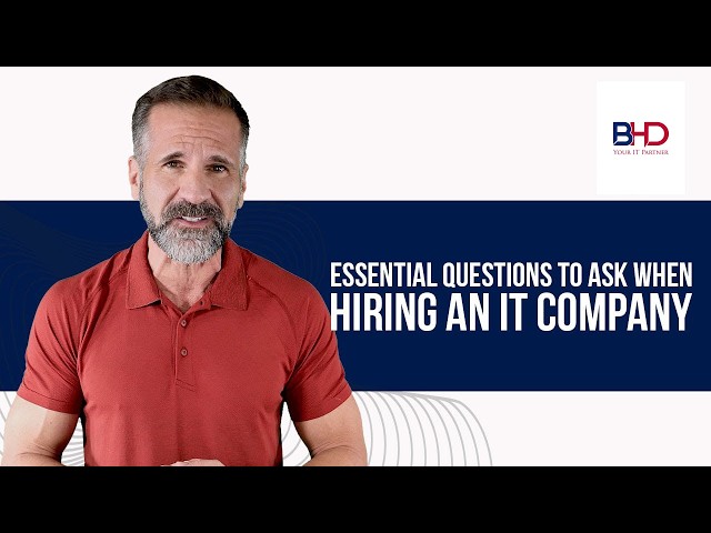Crucial Questions To Ask When Interviewing IT Companies In Boston