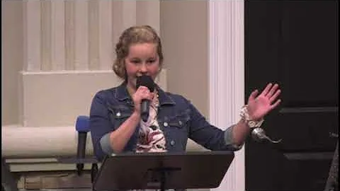 Thank You Jesus for the Blood - Rebekah Adams at E...