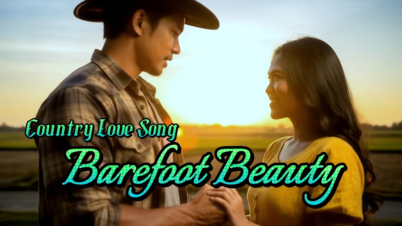 BAREFOOT BEAUTY - MW x Suno Ai (Official Lyric Video) | New Country Love Song