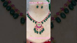Price ₹899/- Pretty Jadau neckpiece @saanvi-fashion-jewellery Order@8341729240