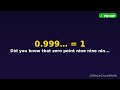 0.999… = 1 - Here's The Proof