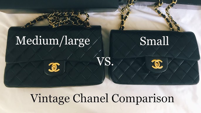 Review of a Chanel vintage velvet chevron maxi flap bag & mod shots 