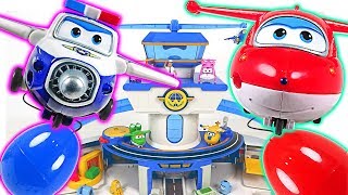 Go Super Wings Anywhere Delivery At The Airport. Magic Eggs Appeared - Pinkypoptoy