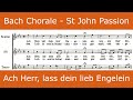 Bach - St John Passion - Ach Herr, lass dein lieb Engelein (chorale)