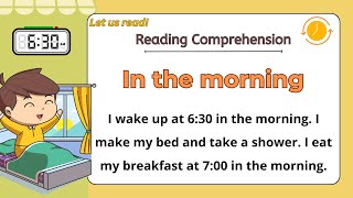 GRADE 1-3 Reading Comprehension Practice I My Day (TIME) I  Let Us Read! I with Teacher Jake