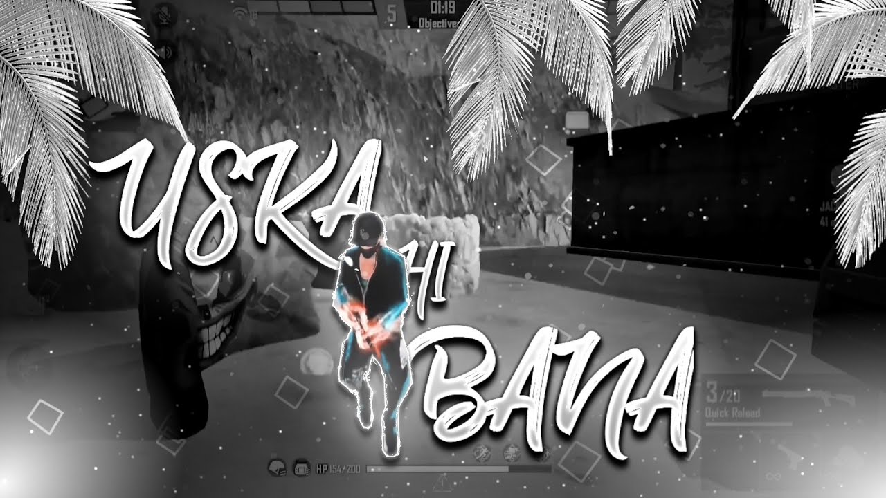 ❤️ USKA HI BANA ❤️ || 🔥 FREE FIRE EDIT || #FFEC || #FFECVELOCITY
