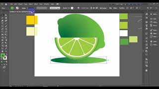 Lemon///lime/// How to make a lemon in Adobe illustrator ///adobe illustrator