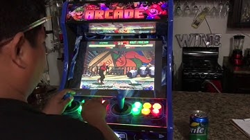 19” Arcade Classics Bartop Arcade with Hyperpie System, Street Fighter Alpha 2 Gameplay