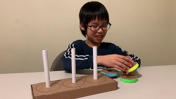 Tower of Hanoi fun math puzzle!