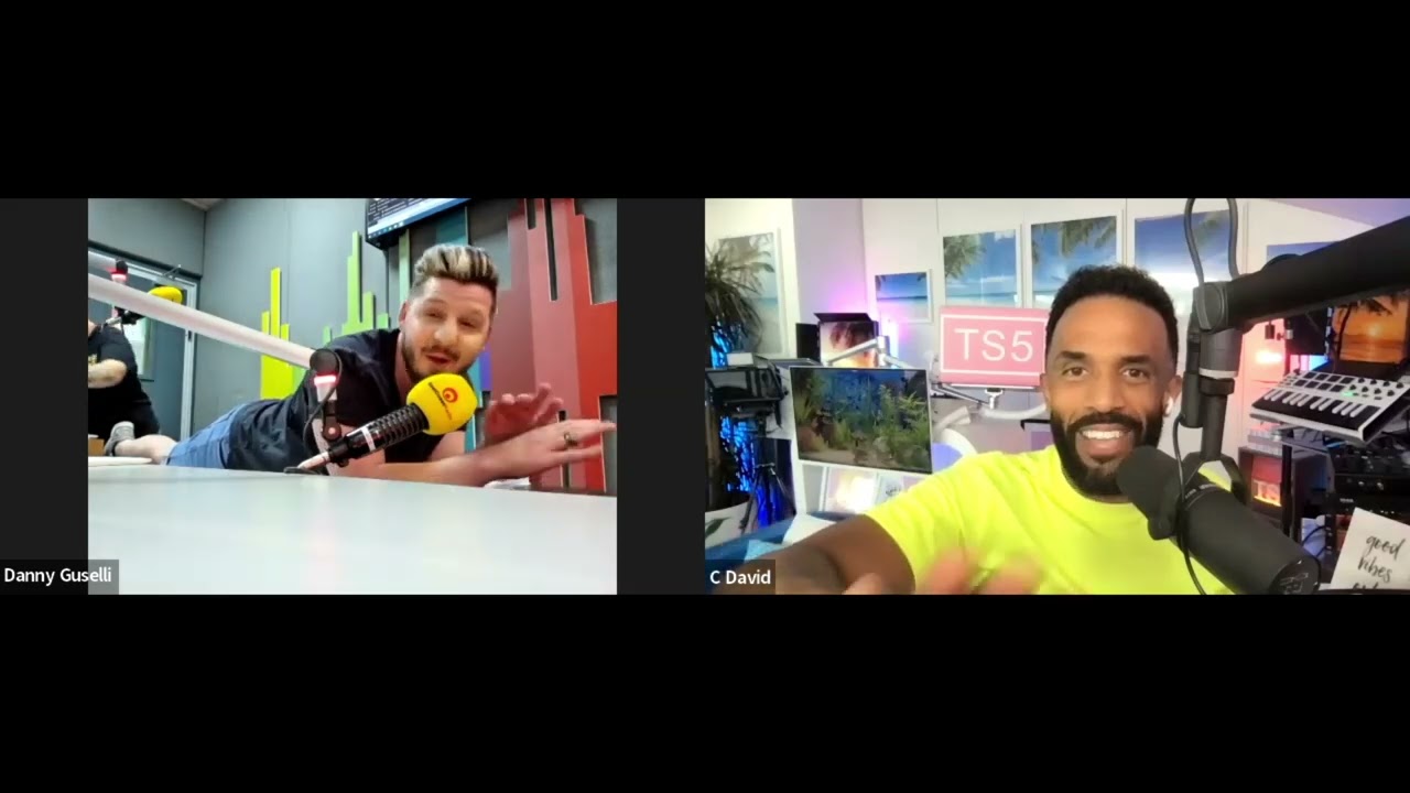 A world Radio First as Danny Guselli interviews Craig David while getting a tattoo.