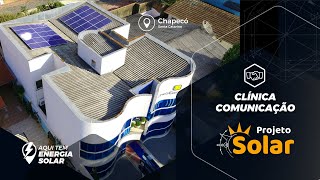 Energia Solar - Clínica Comunicação, Chapecó-SC