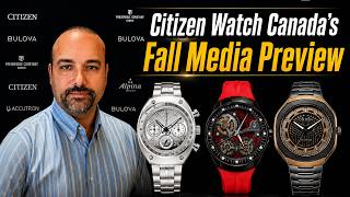 Citizen Watch Canada's Fall Media Preview | Citizen, Frederique Constant, Bulova, Accutron, Alpina
