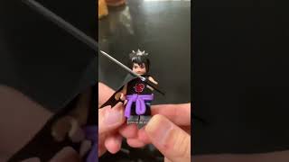 LEGO Sasuke Uchiha 'Akatsuki' || Lego Naruto Minifig #shorts #lego #naruto #sasuke #ytshorts #anime