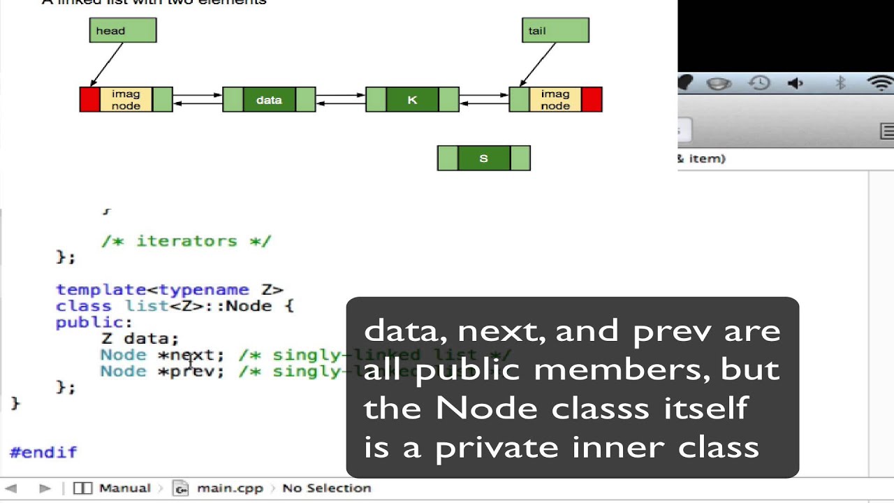 Designing C Iterators Part 3 Of 3 List Iterators Youtube