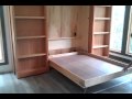 Hidden Murphy bed wall unit