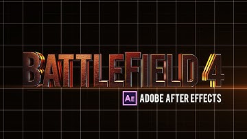 Battlefield 4 Premium 2014 trailer -  "Adobe After Effects" Remake (WIP)