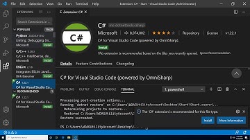 How to setup dotnet 5