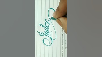 index with stylish writing #shorts #youtubeshorts #viral #satisfying