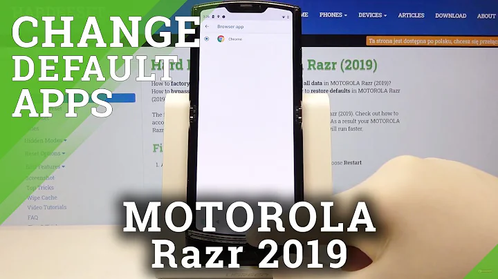 How to Customize Default Apps in MOTOROLA Razr 2019 – Personalize App Settings