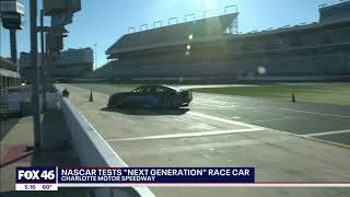 NASCAR tests new revolutionary race car