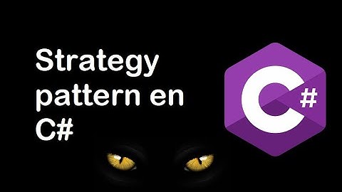 Strategy Pattern en C# | Patron de diseño estrategia en C#. ¿Como se usa? Patrones de diseño