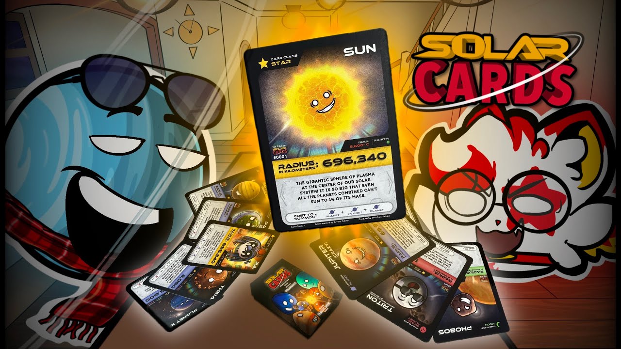 SOLARCARDS GAMEPLAY TOURNAMENT! (TheUnluckyPlanet VS @EileenDrawings)