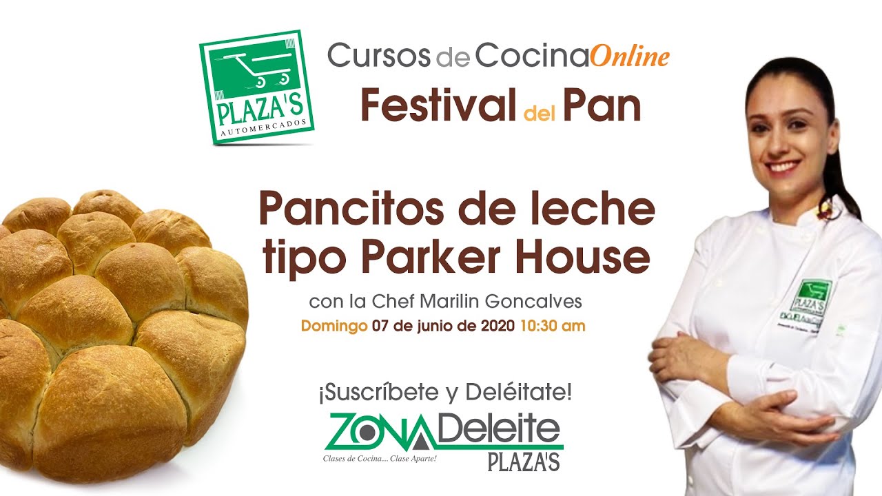 Cursos de Cocina Online - Pancitos de leche tipo Parker House