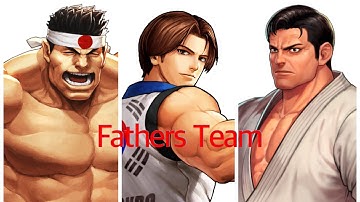 Kof 2002 UM PS4 arcade mode playthrough with the Fathers Team