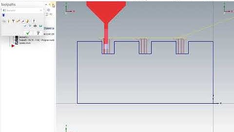 how to create a grooving program in mastercam||Grooving program|Mastercam programming tutorial