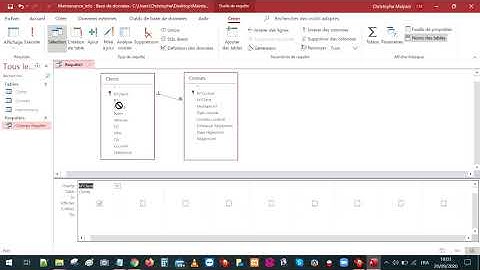 Créer une requête en mode Création Requête