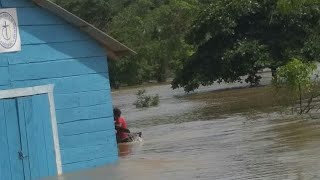 LLUVIAS CAUSAN INUNDACIONES EN LA COSTA CARIBE SUR DE NICARAGUA