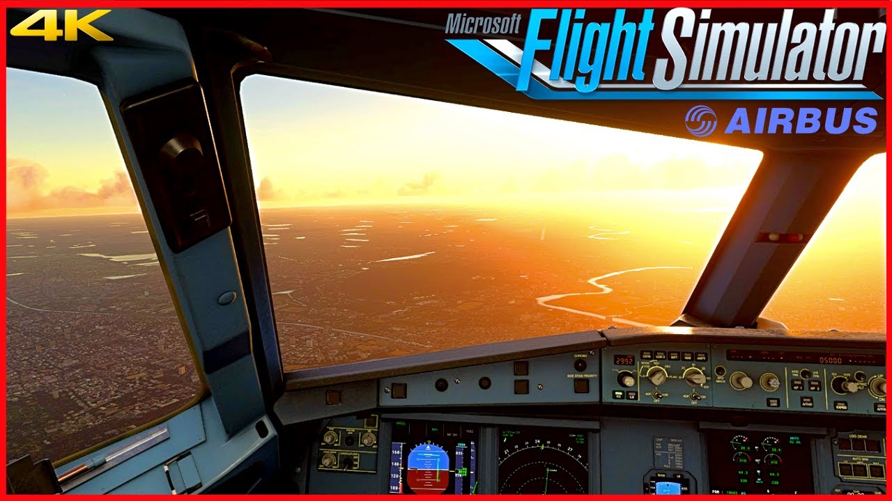 Chennai A320 Microsoft Flight Simulator 2021 Cockpit Landing | MAX GRAPHICS [4K]