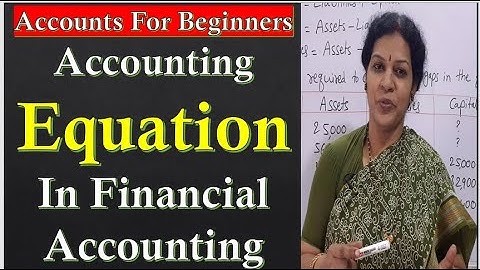 3. Accounting Equation In Financial Accounting