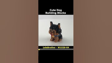 Dog W1526-04 Mini Blocks Preview #lego #brick #miniblock #nanoblock #block