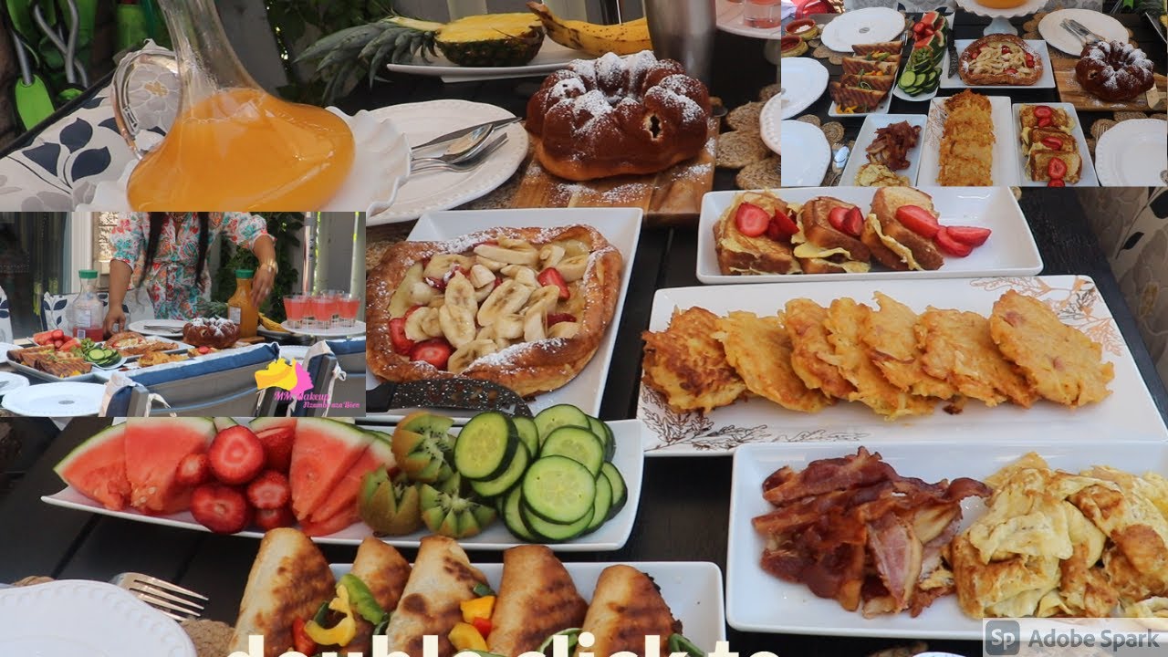 Cuisinez un brunch avec moi : 4 idées de recettes faciles et rapides Brunch au jardin