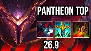 PANTHEON vs K'SANTE (TOP) | Good KDA: 14/2/9 | KR Master | 26.9