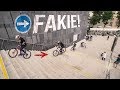 Riding backwards down 2 stair sets: Behind the Scenes of "Urban Freeride Lives in Vienna"