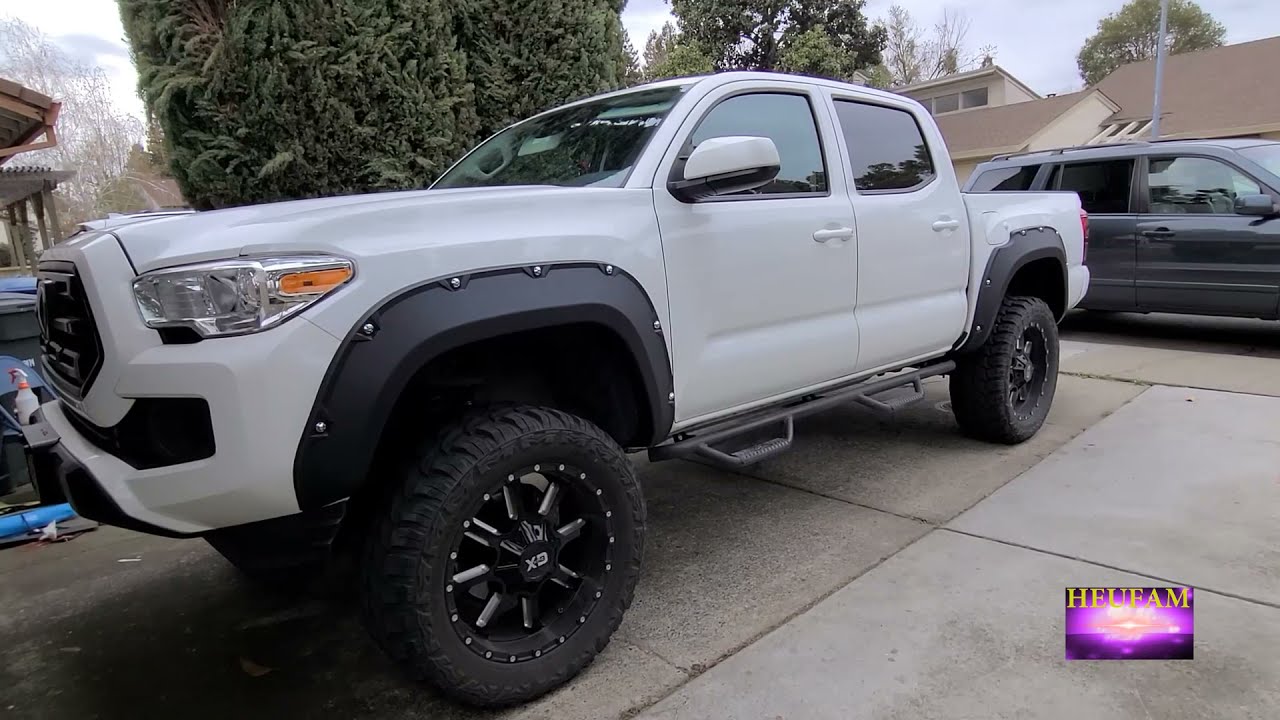 TAC Fender Flares for Toyota Tacoma 2016-2021 REVIEW AND INSTALLATION
