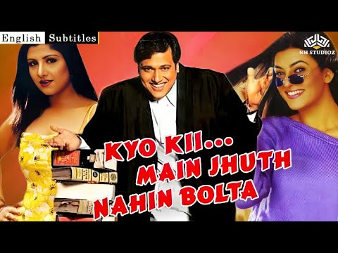 Kyo Ki Main Jhuth Nahin Bolta Full Movie  Comedy Movie  Govinda Sushmita Sen Anupam Kher