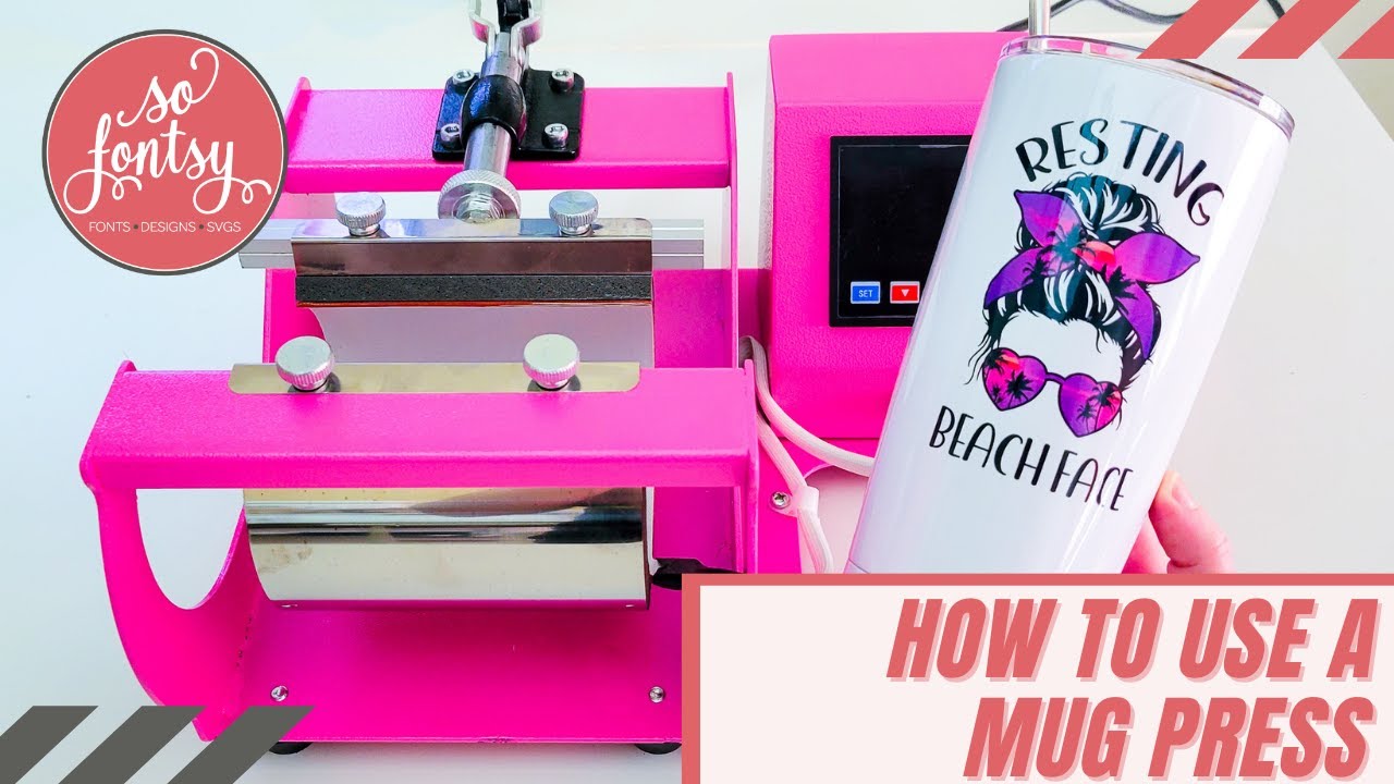 How to Use Tumbler Heat Press (Step by Step!) - Leap of Faith Crafting