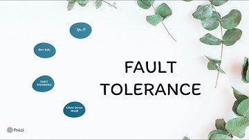 INTRODUCTiON TO FAULT TOLERANCE (1/2)