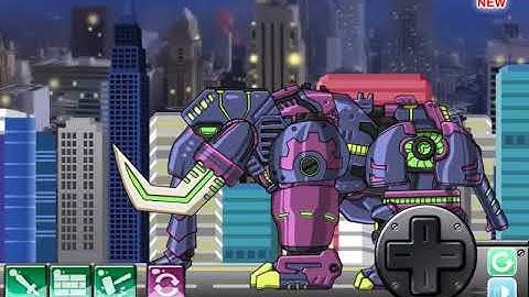 Combine! Dino Robot - Mammoth (Flash Game)