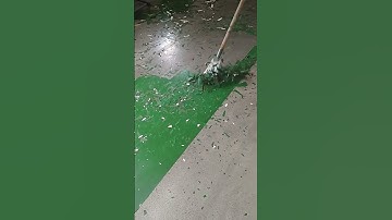 Old Epoxy Floor Coating Removing Process !