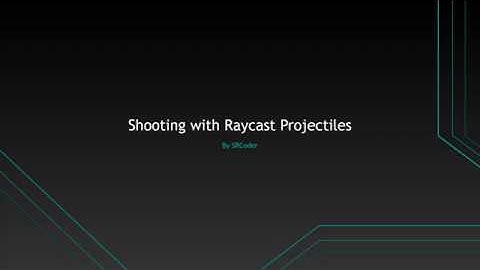 Unity3d Tutorial - Raycast Projectiles