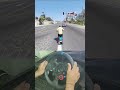 GTA 5 - Driving Indian Bike Bullet On The Bridge With Logitech g29 #logitechg29 #gta5 #gta #shorts