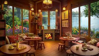 Cozy Coffee Shop Ambience with Smooth Piano Jazz Background Music for Relax, Work